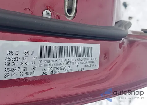 2019 Jeep Cherokee Latitude 4X4 из США, поврежденный, VIN 1C4PJMCB8KD167203